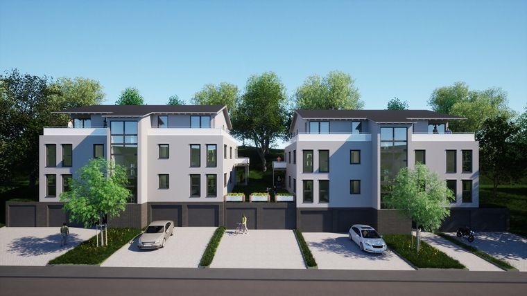 Mehrfamilienhäuser Straßenseite